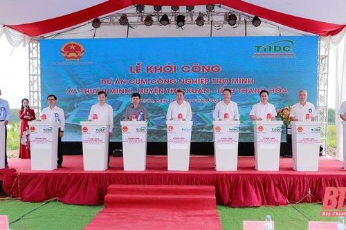 Khởi công dự án Cụm công nghiệp Thọ Minh