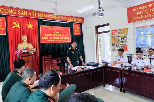 Binh chủng Công Binh: Kiểm tra huấn luyện chuyên ngành tại Tiểu đoàn 1 Công binh, Vùng 4 Hải quân