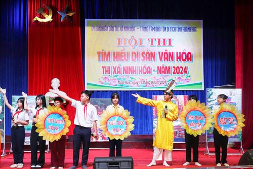 Hội thi tìm hiểu di sản văn hóa thị xã Ninh Hòa năm 2024