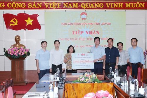 Hơn 82,1 tỷ đồng ủng hộ người dân tỉnh Lào Cai khắc phục hậu quả thiên tai