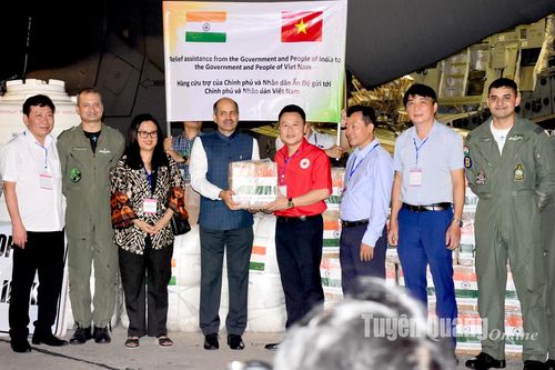 Tuyên Quang tiếp nhận hàng viện trợ của Chính Phủ Ấn Độ