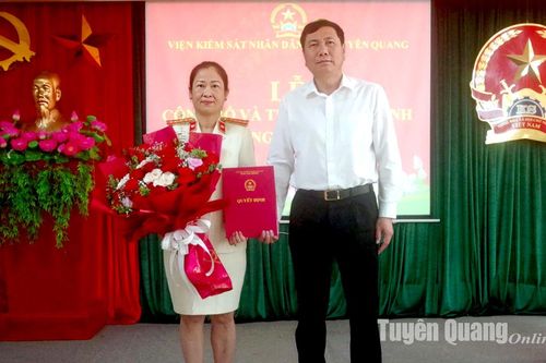 Bổ nhiệm Phó Viện trưởng Viện Kiểm sát nhân dân tỉnh