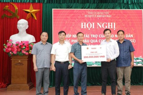 Hội đồng Khởi nghiệp kinh tế tri thức ủng hộ người dân bị thiệt hại cơn bão số 3