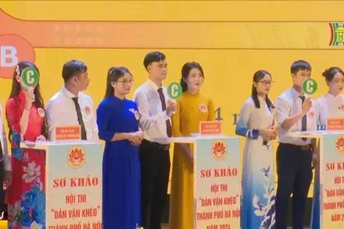 Chuẩn bị cho vòng chung khảo Hội thi Dân vận khéo