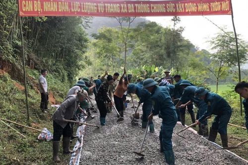 Ban Chỉ huy Quân sự huyện Hà Quảng làm tốt công tác dân vận