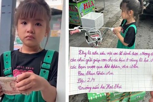 Xúc động bức tâm thư của bé gái bị từ chối góp tiền ủng hộ đồng bào vùng lũ