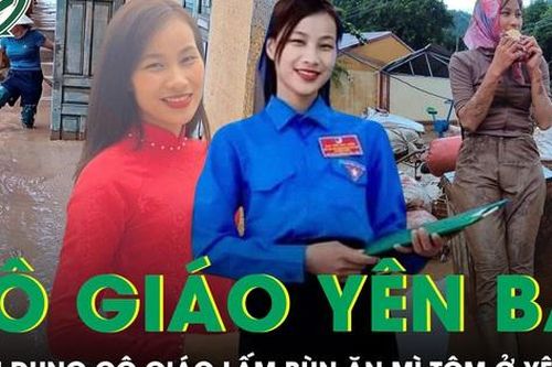 Cô giáo Yên Bái lấm bùn, ăn mì tôm dọn trường sau bão Yagi gây sốt mạng là ai?