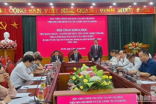 Hội thảo khoa học: Bùi Bằng Đoàn - Người trí thức yêu nước nhiệt thành, nhà lãnh đạo tài năng của Nhà nước