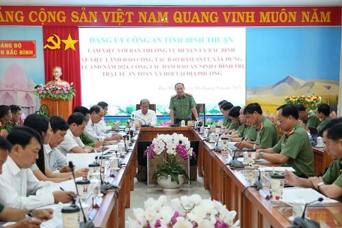 Bình Thuận: Công an huyện Bắc Bình đẩy mạnh trấn áp tội phạm