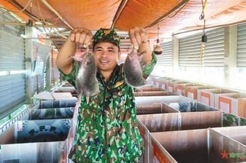 Thiếu tá QNCN Trần Thế Dũng tận tụy, hết mình với công việc
