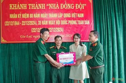 Bệnh viện Quân y 211 khánh thành Nhà đồng đội tặng quân nhân chuyên nghiệp