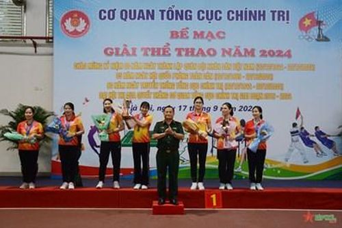 Bế mạc Giải thể thao Cơ quan Tổng cục Chính trị Quân đội nhân dân Việt Nam năm 2024