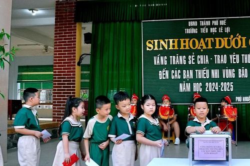 Ngành giáo dục TP Huế vận động gần 4 tỷ đồng ủng hộ đồng bào miền Bắc