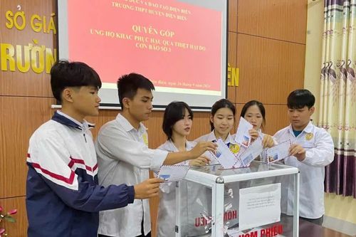 Ngành GD&ĐT Điện Biên ủng hộ hơn 2 tỷ đồng cho đồng bào vùng lũ