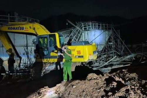Sập hầm chui dân sinh khi đang thi công tại xã Tứ Quận - Tuyên Quang