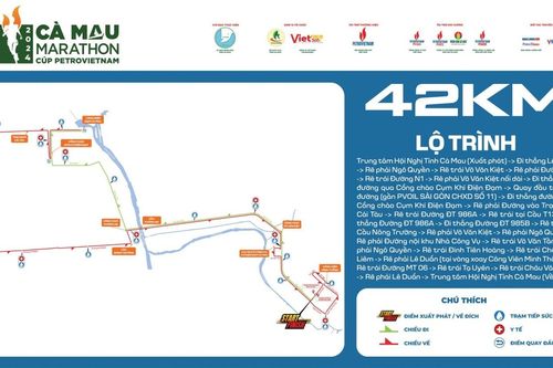 Khám phá cảnh sắc Cà Mau trên những cung đường chạy của giải Marathon - Cà Mau 2024 Cúp Petrovietnam
