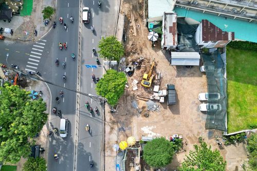 Tất bật thi công tuyến metro 2 (Bến Thành - Tham Lương)