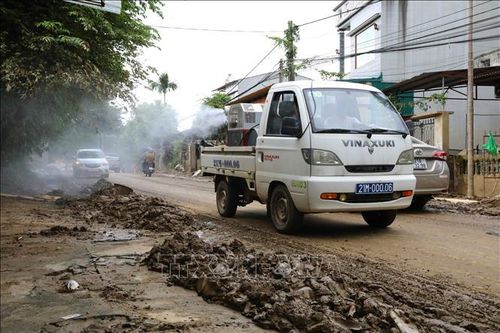 Yên Bái đảm bảo vệ sinh môi trường sau mưa lũ