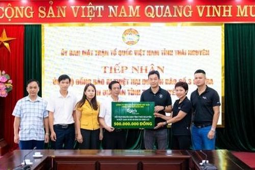 Carlsberg Việt Nam đóng góp hơn 1 tỷ đồng hỗ trợ các tỉnh miền Bắc chịu ảnh hưởng bởi bão lũ