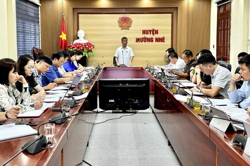 Thường trực HĐND tỉnh giám sát việc thực hiện các chương trình MTQG tại UBND huyện Mường Nhé