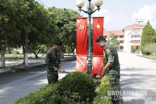 Bộ Chỉ huy Quân sự tỉnh xây dựng doanh trại chính quy, sáng, xanh, sạch, đẹp