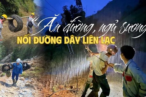 'Ăn đường, ngủ sương' nối đường dây liên lạc