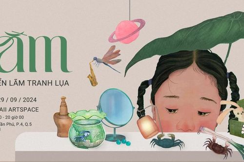 Triển lãm tranh lụa 'Tằm'