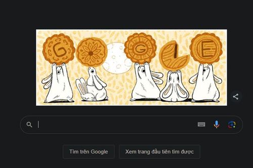 Đón Tết Trung thu, Google Doodle đổi ảnh đại diện hình bánh nướng