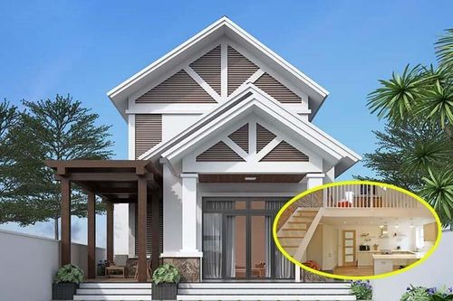 Cách thiết kế nhà cấp bốn có gác lửng
