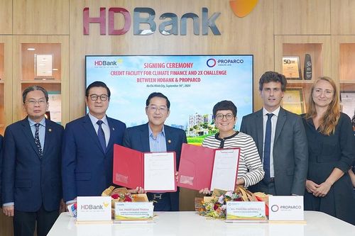 Proparco nâng mức tài trợ cho HDBank lên 100 triệu USD
