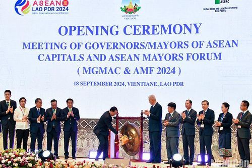 Khai mạc Hội nghị Đô trưởng các nước ASEAN năm 2024 và Diễn đàn Thị trưởng các nước ASEAN