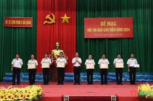 Bộ tư lệnh Vùng 5 Hải quân tổ chức Hội thi báo cáo viên năm 2024