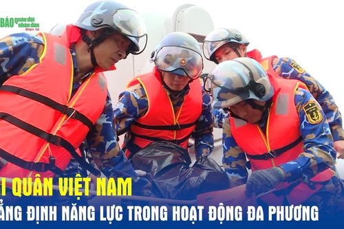 Hải quân Việt Nam khẳng định năng lực trong hoạt động đa phương