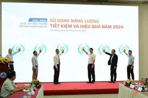 Phát động 'Cuộc thi trực tuyến tìm hiểu kiến thức về sử dụng năng lượng tiết kiệm và hiệu quả năm 2024'