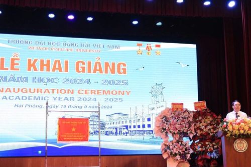 Trường Đại học Hàng hải Việt Nam khai giảng năm học mới 2024-2025