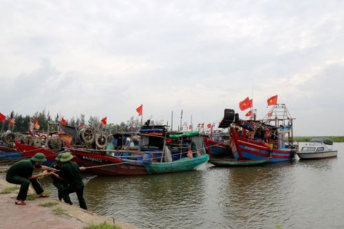 BĐBP Hà Tĩnh sẵn sàng ứng phó với áp thấp nhiệt đới