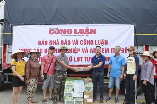 Các cấp Hội Nhà báo cả nước hướng về người dân vùng lũ
