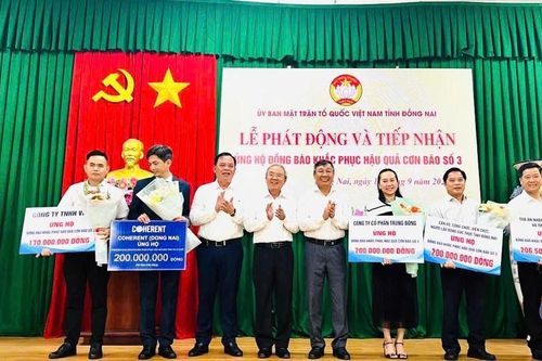 Đồng Nai tiếp nhận thêm 41 tỷ đồng ủng hộ đồng bào vùng lũ