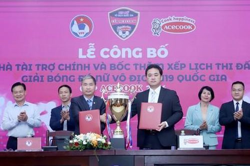 Giải bóng đá nữ vô địch U19 Quốc gia lần đầu tiên có nhà tài trợ lớn