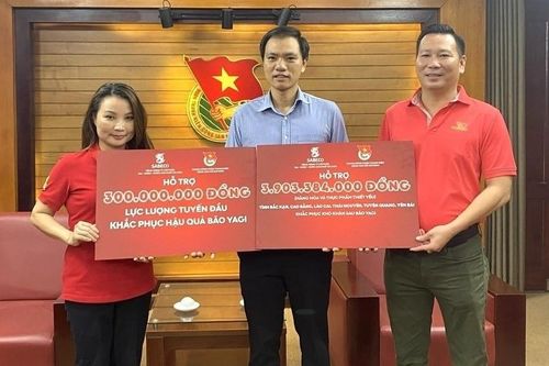 Sabeco đồng hành cùng Trung ương Đoàn hỗ trợ đồng bào khắc phục hậu quả bão lũ