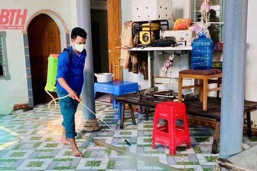 Thạch Thành: Khẩn trương vệ sinh môi trường, phòng chống dịch bệnh sau mưa lũ