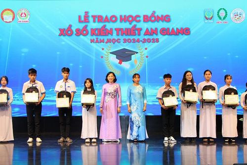 Học bổng Xổ số kiến thiết An Giang bồi dưỡng nhân tài
