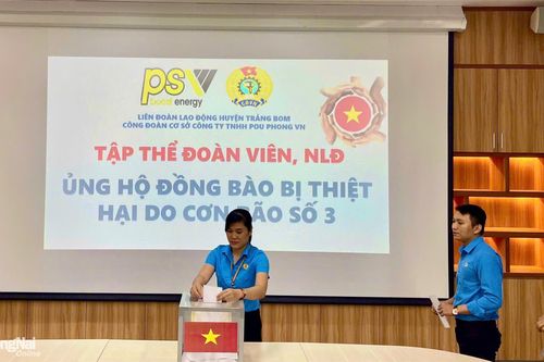 Đoàn viên, công nhân viên chức lao động Đồng Nai quyên góp 1,4 tỷ đồng hỗ trợ đồng bào khắc phục bão số 3