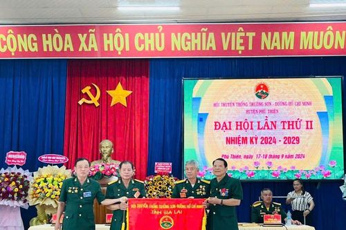 Hội truyền thống Trường Sơn-đường Hồ Chí Minh huyện Phú Thiện đại hội nhiệm kỳ 2024-2029