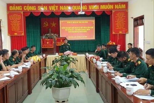 Đảng ủy Quân sự tỉnh đối thoại dân chủ với cán bộ, chiến sĩ Ban CHQS huyện Đam Rông