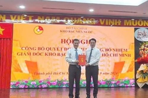 Ông Lê Thanh Phương được bổ nhiệm làm Giám đốc Kho bạc Nhà nước TP. Hồ Chí Minh