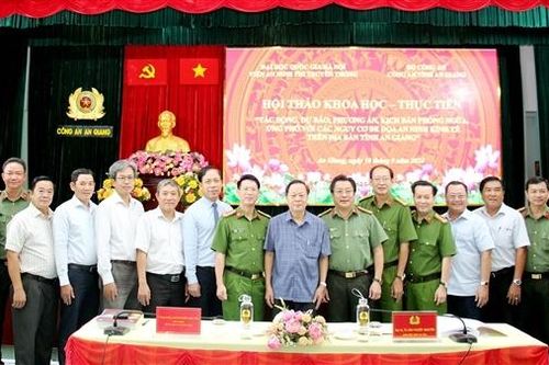 Bàn giải pháp phòng ngừa, ứng phó với các nguy cơ đe dọa an ninh kinh tế trên địa bàn tỉnh An Giang