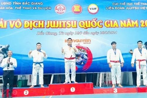 Đoàn Jujitsu CAND giành thành tích cao tại giải Vô địch Jujitsu quốc gia năm 2024