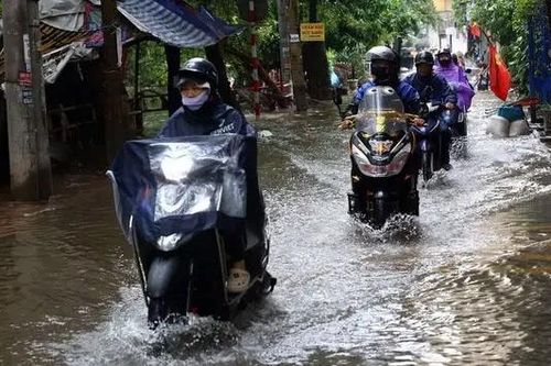Mưa ngập nhiều tuyến đường tại Tam Kỳ - Quảng Nam