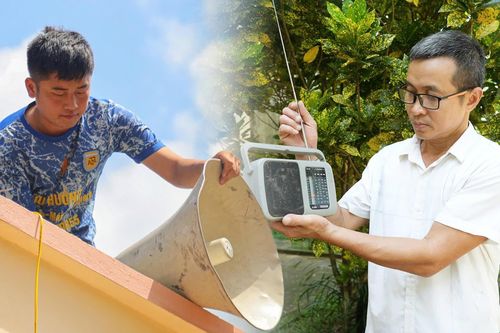 Sóng phát thanh - điểm tựa thông tin giữa vùng lũ dữ